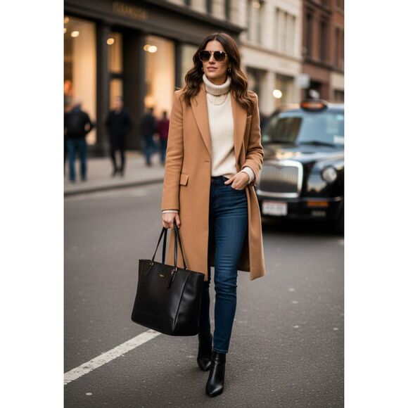 Coach Black Leather Large Tote Bag - Picture 12 of 15